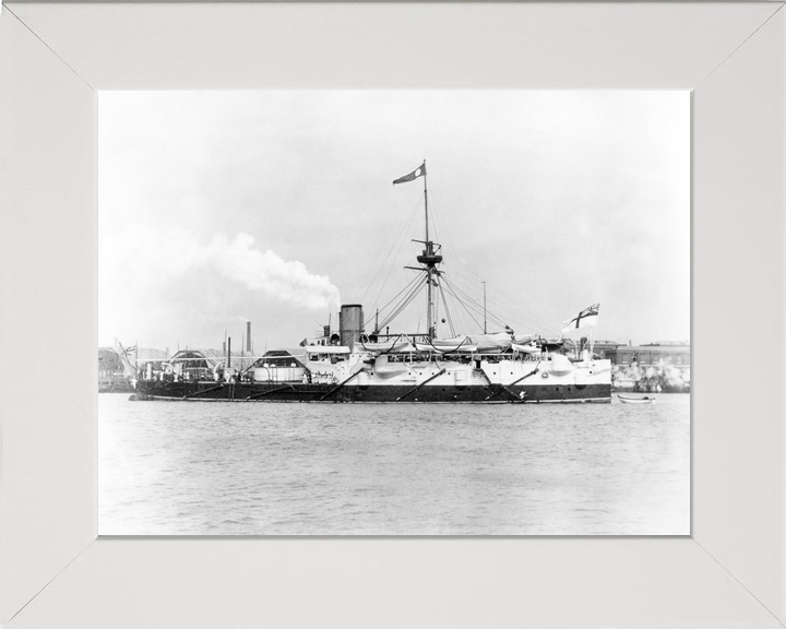 HMS Hero (1858) Royal Navy Conqueror Class Battleship Starboard View Photo Print Wall Art Decor - Posters, Prints, & Visual Artwork - by Hampshire Prints (image 5 of 9)