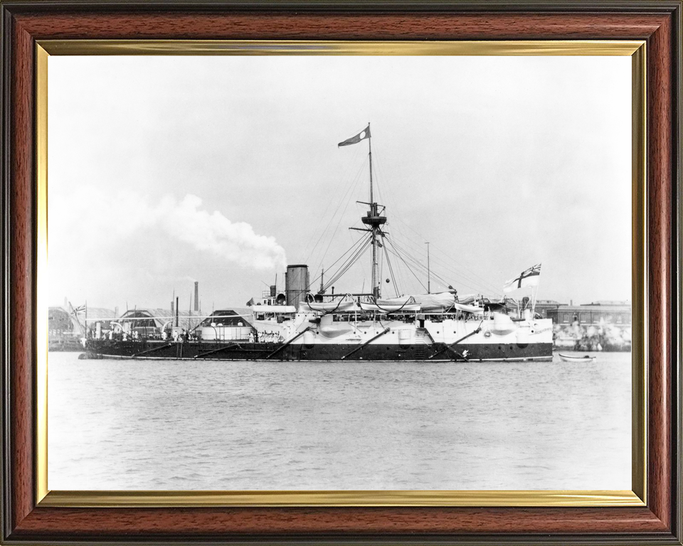 HMS Hero (1858) Royal Navy Conqueror Class Battleship Starboard View Photo Print Wall Art Decor - Posters, Prints, & Visual Artwork - by Hampshire Prints (image 9 of 9)