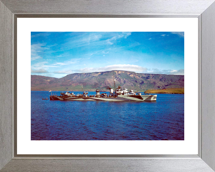 HMS Hesperus (H57) Royal Navy H Class Destroyer Starboard Beam View Photo Print Wall Art Decor - Posters, Prints, & Visual Artwork - by Hampshire Prints (image 6 of 9)