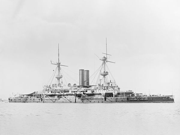 HMS Hood 1891 Royal Sovereign Class Pre-Dreadnought 1890s