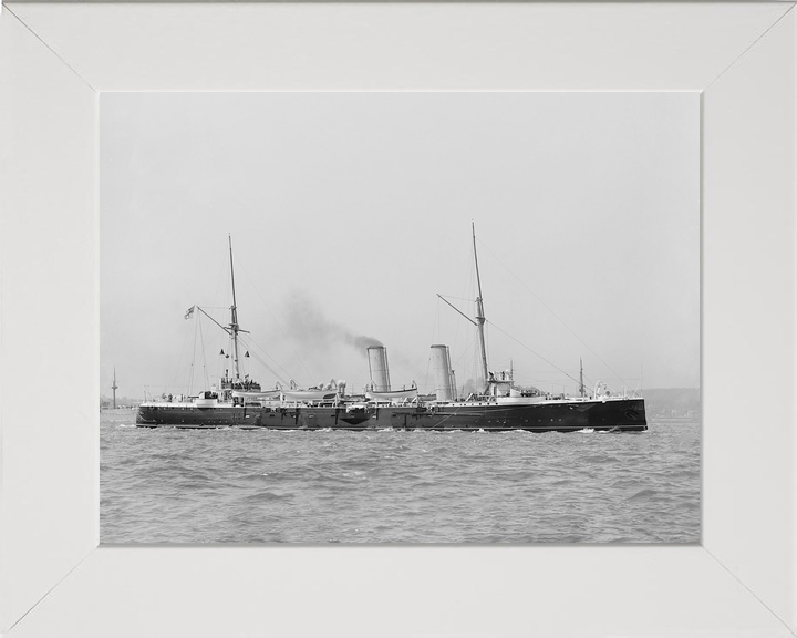 HMS Magicienne 1890 Marathon Class Cruiser 1899 Starboard View Photo Print - Posters, Prints, & Visual Artwork - by Hampshire Prints (image 5 of 9)