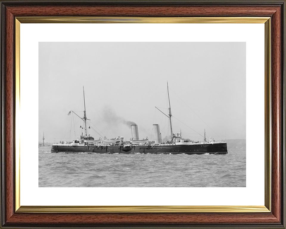 HMS Magicienne 1890 Marathon Class Cruiser 1899 Starboard View Photo Print - Posters, Prints, & Visual Artwork - by Hampshire Prints (image 8 of 9)