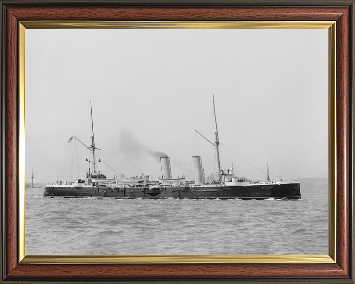 HMS Magicienne 1890 Marathon Class Cruiser 1899 Starboard View Photo Print - Posters, Prints, & Visual Artwork - by Hampshire Prints (image 9 of 9)