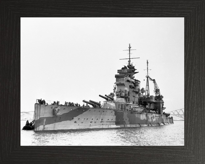 HMS Queen Elizabeth 1913 Queen Elizabeth Class Battleship 1950 Photo Print - Posters, Prints, & Visual Artwork - by Hampshire Prints (image 3 of 9)
