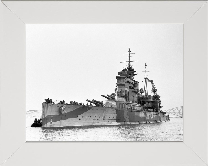 HMS Queen Elizabeth 1913 Queen Elizabeth Class Battleship 1950 Photo Print - Posters, Prints, & Visual Artwork - by Hampshire Prints (image 5 of 9)