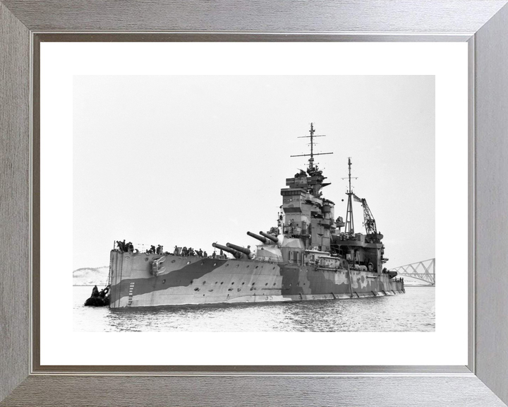 HMS Queen Elizabeth 1913 Queen Elizabeth Class Battleship 1950 Photo Print - Posters, Prints, & Visual Artwork - by Hampshire Prints (image 6 of 9)