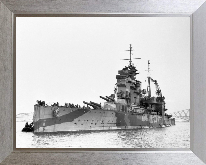 HMS Queen Elizabeth 1913 Queen Elizabeth Class Battleship 1950 Photo Print - Posters, Prints, & Visual Artwork - by Hampshire Prints (image 7 of 9)