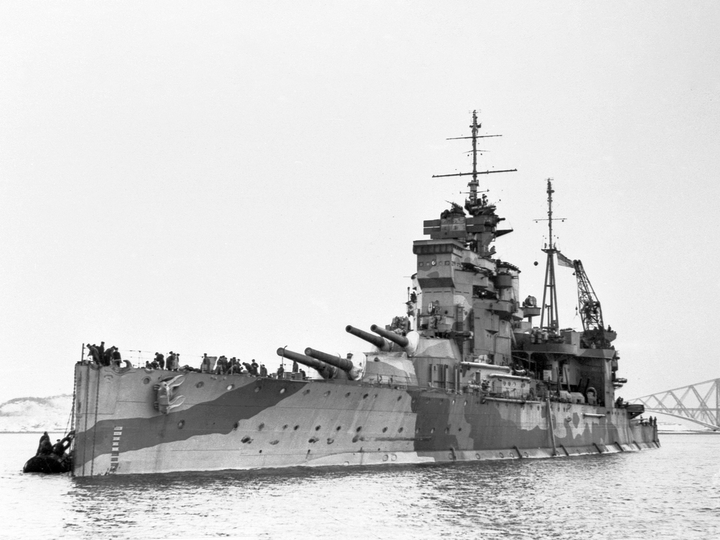 HMS Queen Elizabeth 1913 Queen Elizabeth Class Battleship 1950 Photo Print - Posters, Prints, & Visual Artwork - by Hampshire Prints (image 1 of 9)