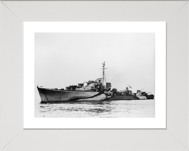 HMS Queenborough G70 Q Class Destroyer 1939-1945 Photo Print - Posters, Prints, & Visual Artwork - by Hampshire Prints (image 4 of 9)