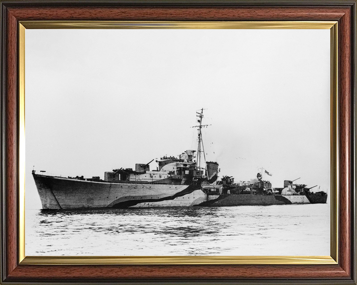 HMS Queenborough G70 Q Class Destroyer 1939-1945 Photo Print - Posters, Prints, & Visual Artwork - by Hampshire Prints (image 9 of 9)