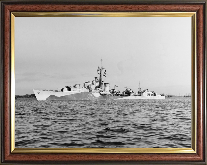 HMS Scorpion G72 Q Class Destroyer June 1944 Photo Print - Posters, Prints, & Visual Artwork - by Hampshire Prints (image 9 of 9)