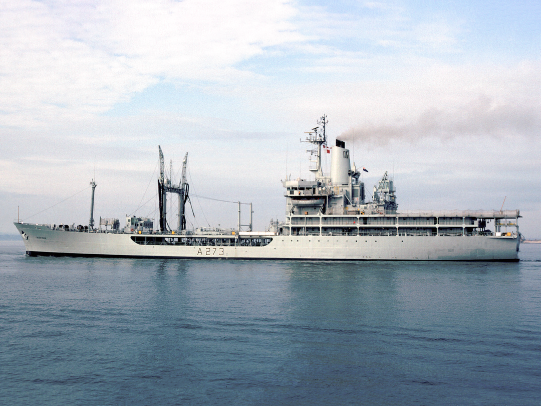 RFA Black Rover A273 Rover Class Tanker June 1989 Photo Print - Posters, Prints, & Visual Artwork - by Hampshire Prints (image 1 of 9)