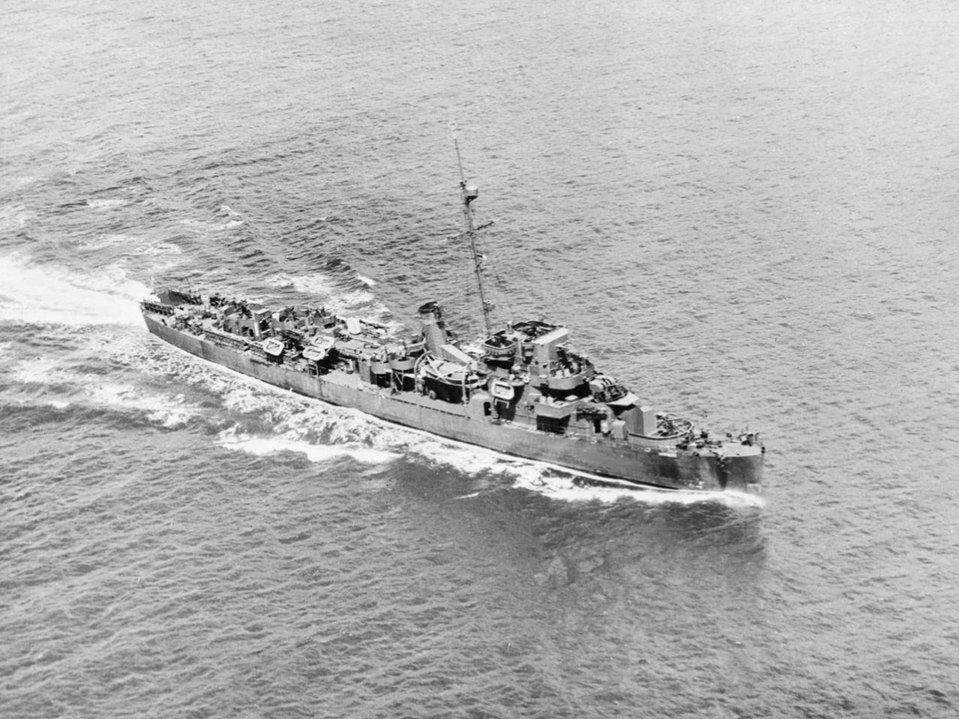 HMS Spragge K572 Captain Class Frigate June 1945 Photo Print - Posters, Prints, & Visual Artwork - by Hampshire Prints (image 1 of 9)