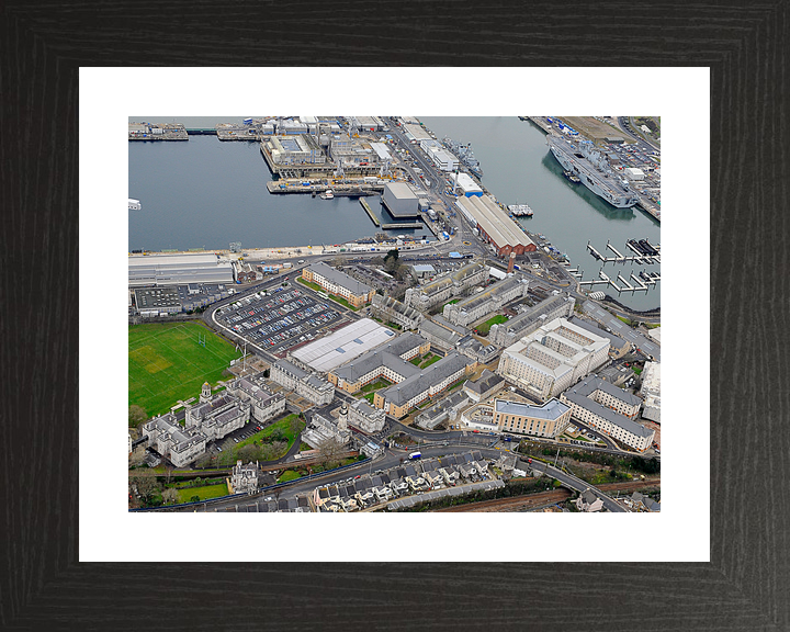 HMS Drake Devonport Plymouth 2015 Aerial Photo Print - Posters, Prints, & Visual Artwork - by Hampshire Prints (image 2 of 9)