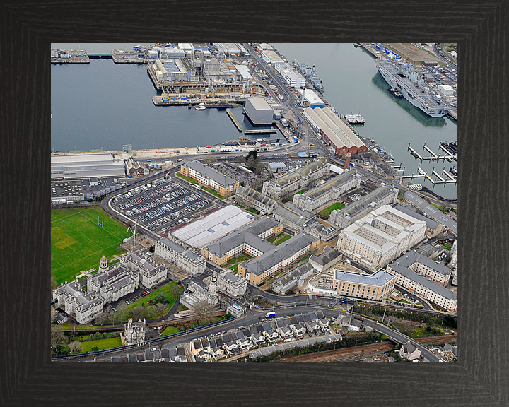 HMS Drake Devonport Plymouth 2015 Aerial Photo Print - Posters, Prints, & Visual Artwork - by Hampshire Prints (image 3 of 9)
