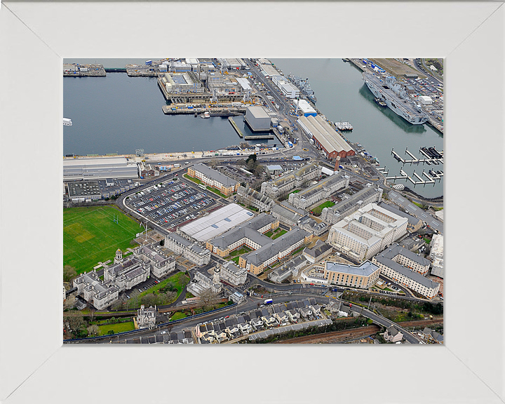 HMS Drake Devonport Plymouth 2015 Aerial Photo Print - Posters, Prints, & Visual Artwork - by Hampshire Prints (image 5 of 9)