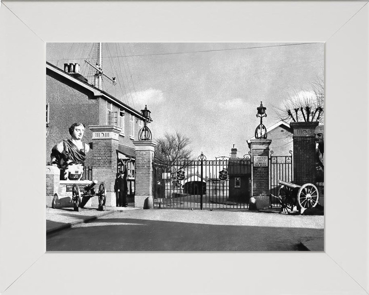 HMS Ganges Main Gate Royal Navy Training Establishment Photo Print - Posters, Prints, & Visual Artwork - by Hampshire Prints (image 5 of 9)