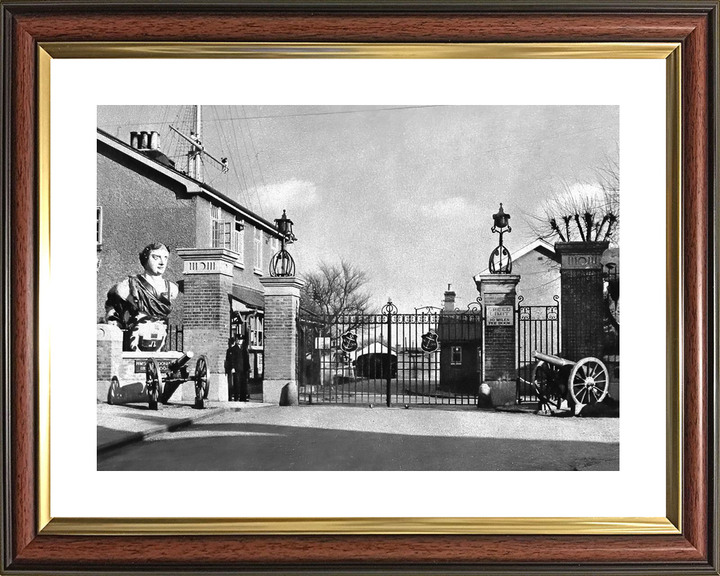 HMS Ganges Main Gate Royal Navy Training Establishment Photo Print - Posters, Prints, & Visual Artwork - by Hampshire Prints (image 8 of 9)