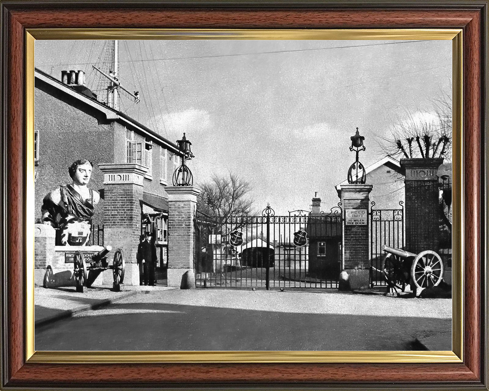 HMS Ganges Main Gate Royal Navy Training Establishment Photo Print - Posters, Prints, & Visual Artwork - by Hampshire Prints (image 9 of 9)