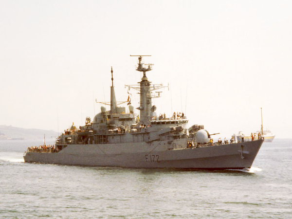HMS Ambuscade F172 Type 21 Frigate During Families Day