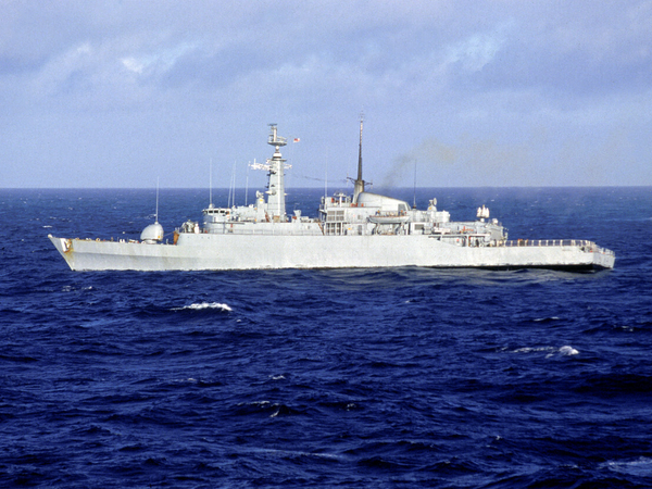 HMS Ambuscade F172 Type 21 Frigate August 1981