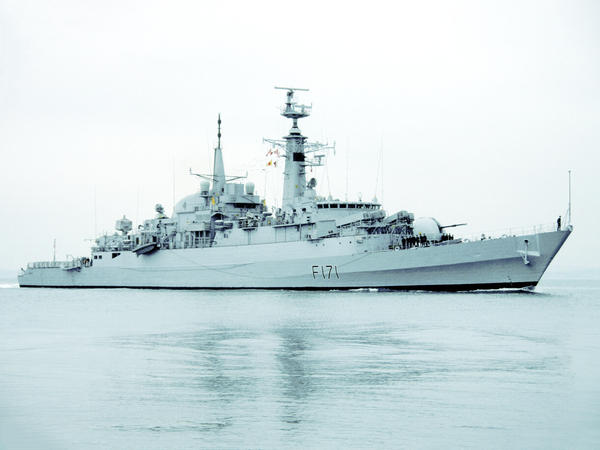 HMS Active F171 Type 21 Frigate May 1991