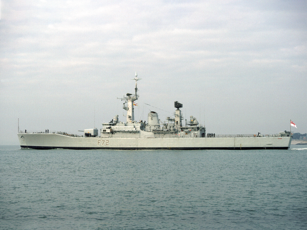 HMS Ariadne F72 Leander Class Frigate April 1989