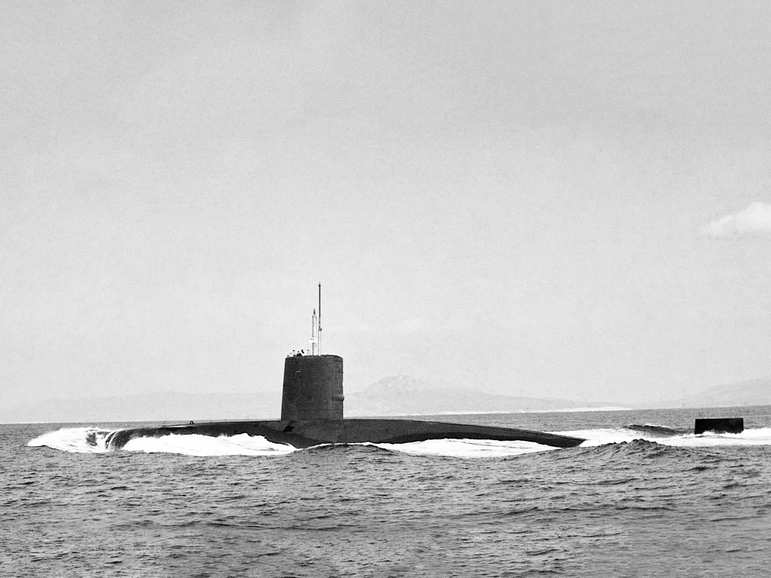 HMS Conqueror S48 Churchill Class Submarine Cold War