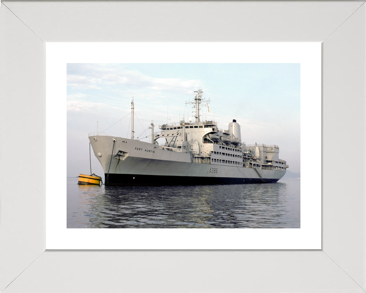 RFA Fort Austin A386 Fort Rosalie Class Ship At a Buoy Photo Print - Posters, Prints, & Visual Artwork - by Hampshire Prints (image 4 of 9)