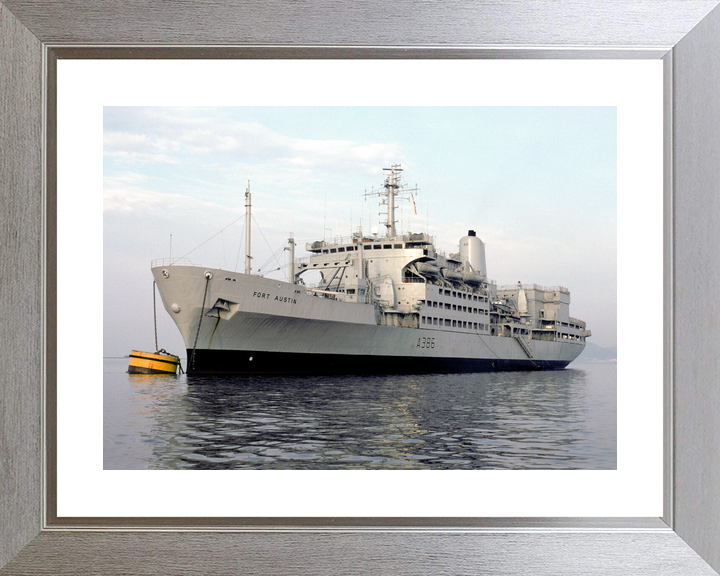 RFA Fort Austin A386 Fort Rosalie Class Ship At a Buoy Photo Print - Posters, Prints, & Visual Artwork - by Hampshire Prints (image 6 of 9)