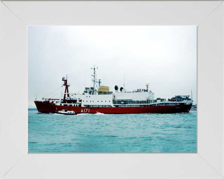 HMS Endurance (A171) Royal Navy Ice Breaker Patrol Ship Port Beam View Photo Print Wall Art Decor - Posters, Prints, & Visual Artwork - by Hampshire Prints (image 5 of 9)