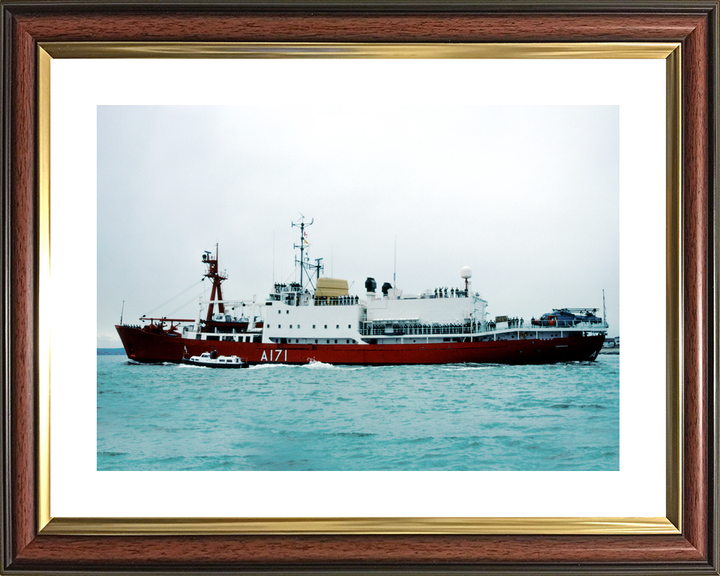 HMS Endurance (A171) Royal Navy Ice Breaker Patrol Ship Port Beam View Photo Print Wall Art Decor - Posters, Prints, & Visual Artwork - by Hampshire Prints (image 8 of 9)