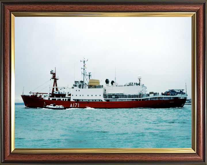 HMS Endurance (A171) Royal Navy Ice Breaker Patrol Ship Port Beam View Photo Print Wall Art Decor - Posters, Prints, & Visual Artwork - by Hampshire Prints (image 9 of 9)