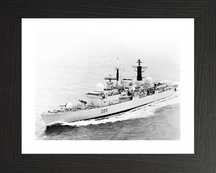 HMS Exeter (D89) Royal Navy Type 42 Destroyer Black and White Photo Print Wall Art Decor - Posters, Prints, & Visual Artwork - by Hampshire Prints (image 2 of 9)