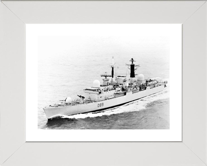 HMS Exeter (D89) Royal Navy Type 42 Destroyer Black and White Photo Print Wall Art Decor - Posters, Prints, & Visual Artwork - by Hampshire Prints (image 4 of 9)
