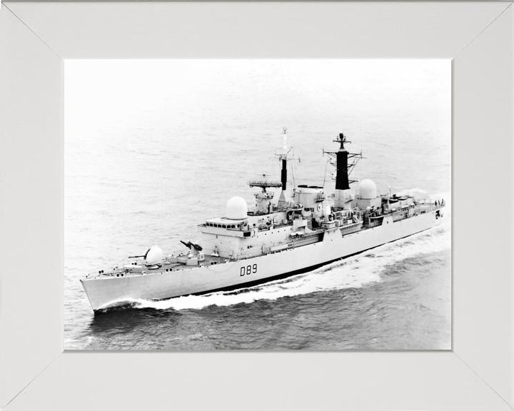 HMS Exeter (D89) Royal Navy Type 42 Destroyer Black and White Photo Print Wall Art Decor - Posters, Prints, & Visual Artwork - by Hampshire Prints (image 5 of 9)