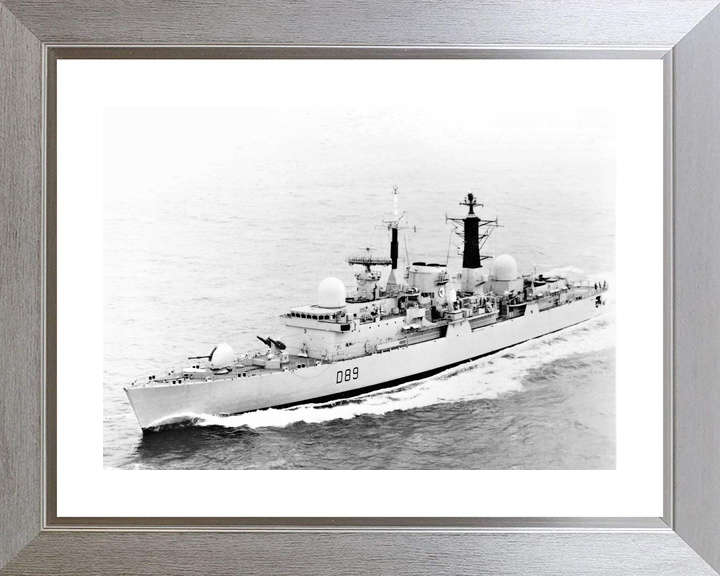 HMS Exeter (D89) Royal Navy Type 42 Destroyer Black and White Photo Print Wall Art Decor - Posters, Prints, & Visual Artwork - by Hampshire Prints (image 6 of 9)