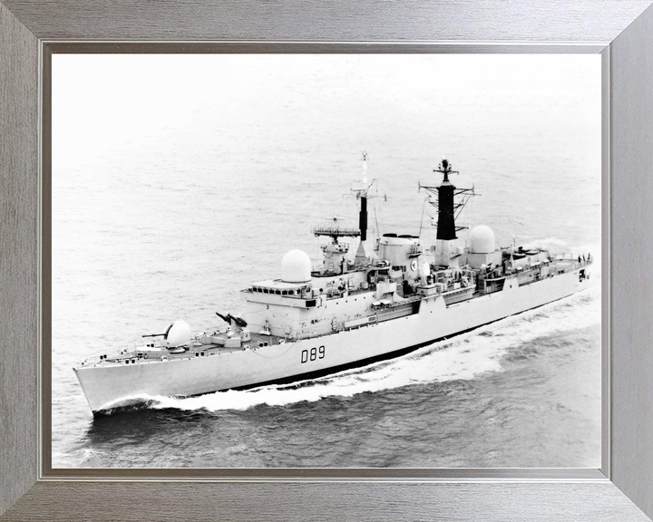 HMS Exeter (D89) Royal Navy Type 42 Destroyer Black and White Photo Print Wall Art Decor - Posters, Prints, & Visual Artwork - by Hampshire Prints (image 7 of 9)