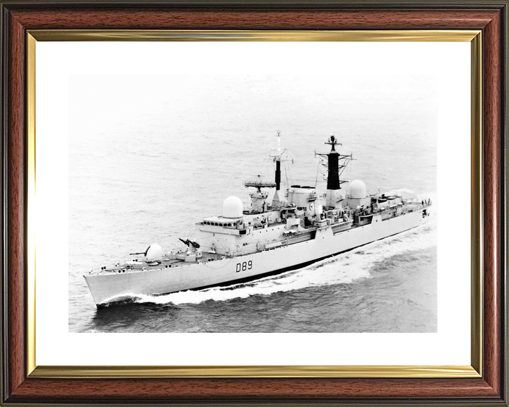 HMS Exeter (D89) Royal Navy Type 42 Destroyer Black and White Photo Print Wall Art Decor - Posters, Prints, & Visual Artwork - by Hampshire Prints (image 8 of 9)