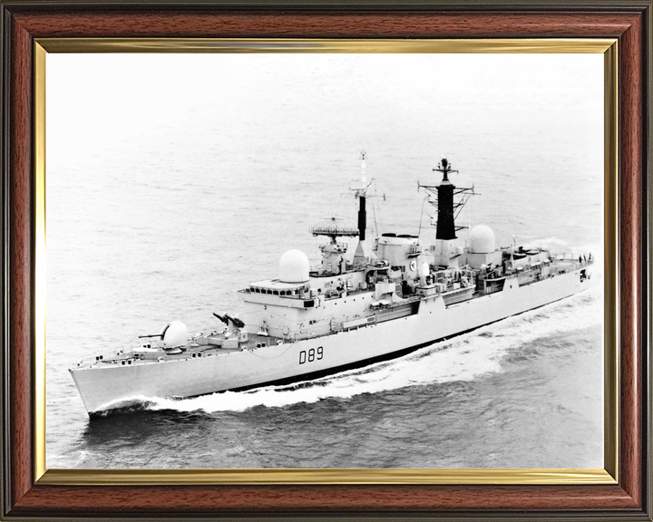 HMS Exeter (D89) Royal Navy Type 42 Destroyer Black and White Photo Print Wall Art Decor - Posters, Prints, & Visual Artwork - by Hampshire Prints (image 9 of 9)