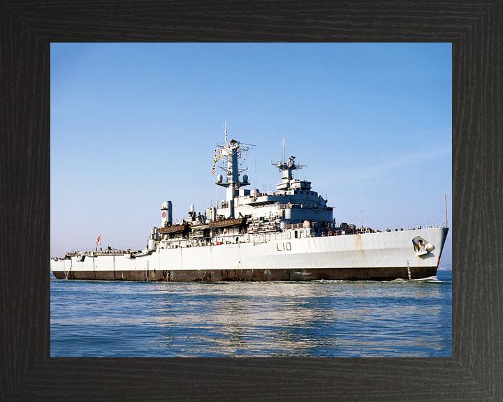 HMS Fearless (L10) Royal Navy Fearless Class Landing Platform Dock Starboard Reflections Photo Print Wall Art Decor - Posters, Prints, & Visual Artwork - by Hampshire Prints (image 3 of 9)
