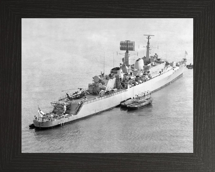 HMS Fife (D20) Royal Navy County Class Destroyer At A Buoy Photo Print Wall Art Decor - Posters, Prints, & Visual Artwork - by Hampshire Prints (image 3 of 9)