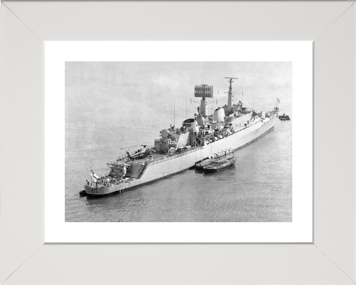 HMS Fife (D20) Royal Navy County Class Destroyer At A Buoy Photo Print Wall Art Decor - Posters, Prints, & Visual Artwork - by Hampshire Prints (image 4 of 9)