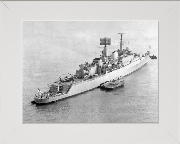 HMS Fife (D20) Royal Navy County Class Destroyer At A Buoy Photo Print Wall Art Decor - Posters, Prints, & Visual Artwork - by Hampshire Prints (image 5 of 9)