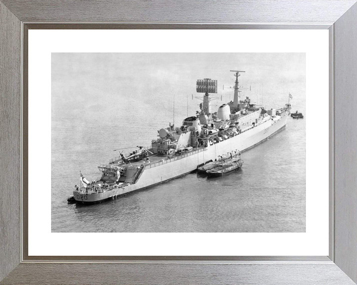 HMS Fife (D20) Royal Navy County Class Destroyer At A Buoy Photo Print Wall Art Decor - Posters, Prints, & Visual Artwork - by Hampshire Prints (image 6 of 9)