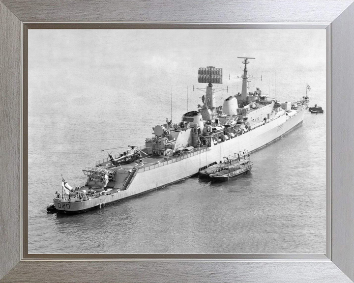 HMS Fife (D20) Royal Navy County Class Destroyer At A Buoy Photo Print Wall Art Decor - Posters, Prints, & Visual Artwork - by Hampshire Prints (image 7 of 9)