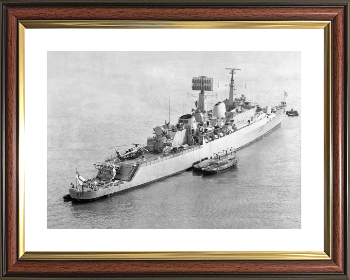 HMS Fife (D20) Royal Navy County Class Destroyer At A Buoy Photo Print Wall Art Decor - Posters, Prints, & Visual Artwork - by Hampshire Prints (image 8 of 9)