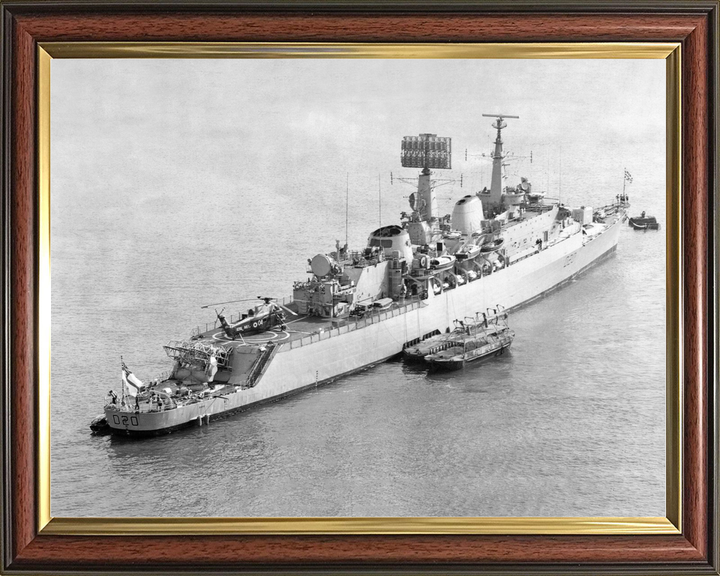 HMS Fife (D20) Royal Navy County Class Destroyer At A Buoy Photo Print Wall Art Decor - Posters, Prints, & Visual Artwork - by Hampshire Prints (image 9 of 9)
