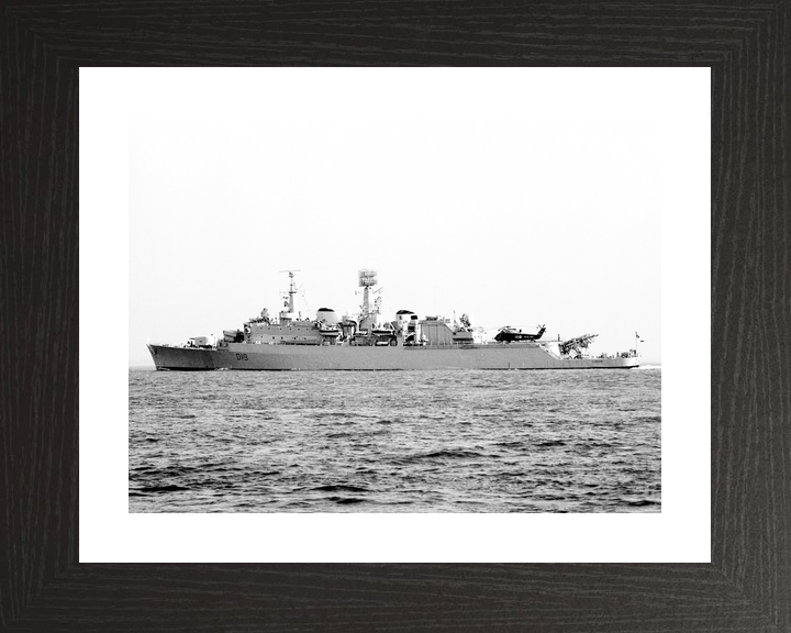 HMS Glamorgan (D19) Royal Navy County Class Destroyer Low Port Beam View Photo Print Wall Art Decor - Posters, Prints, & Visual Artwork - by Hampshire Prints (image 2 of 9)