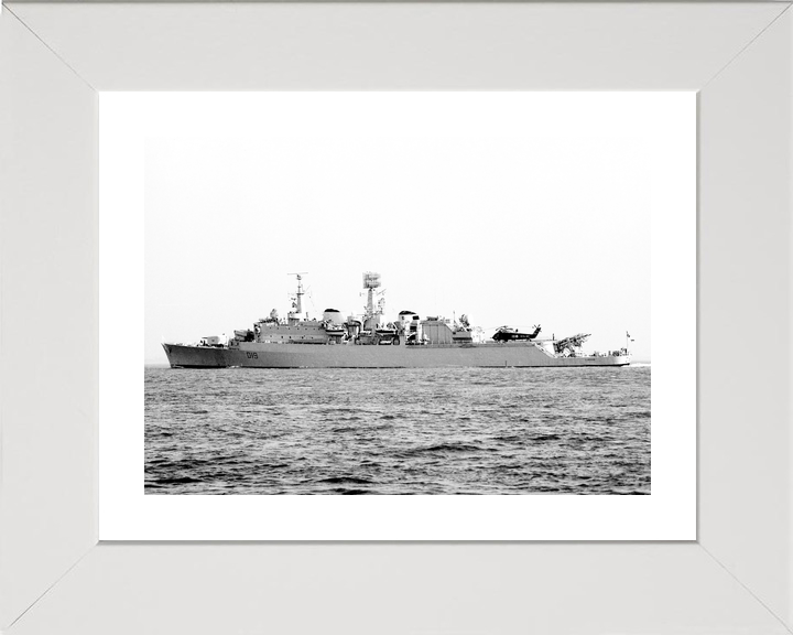 HMS Glamorgan (D19) Royal Navy County Class Destroyer Low Port Beam View Photo Print Wall Art Decor - Posters, Prints, & Visual Artwork - by Hampshire Prints (image 4 of 9)
